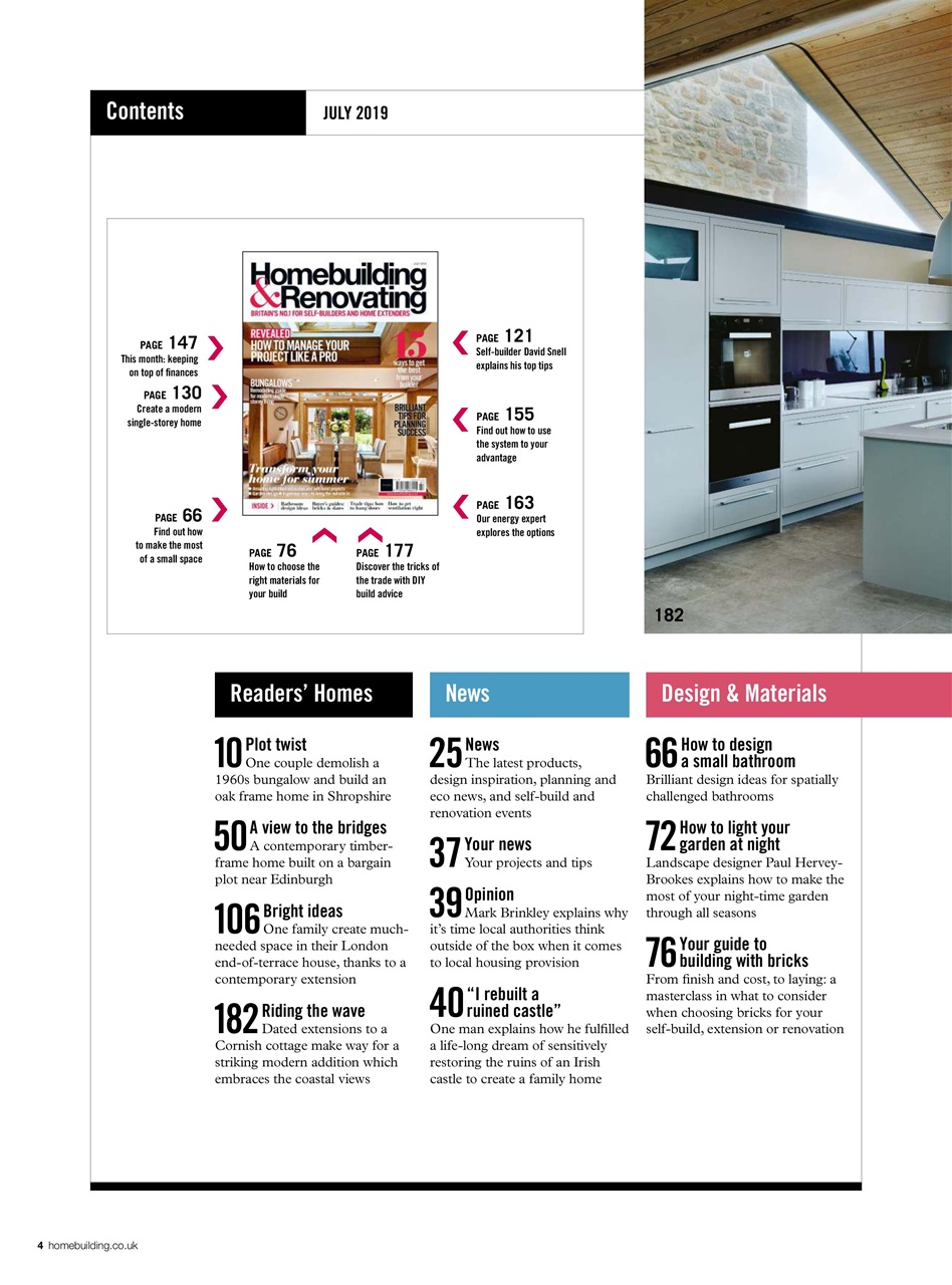 Homebuilding & Renovating Magazine Preview Pages