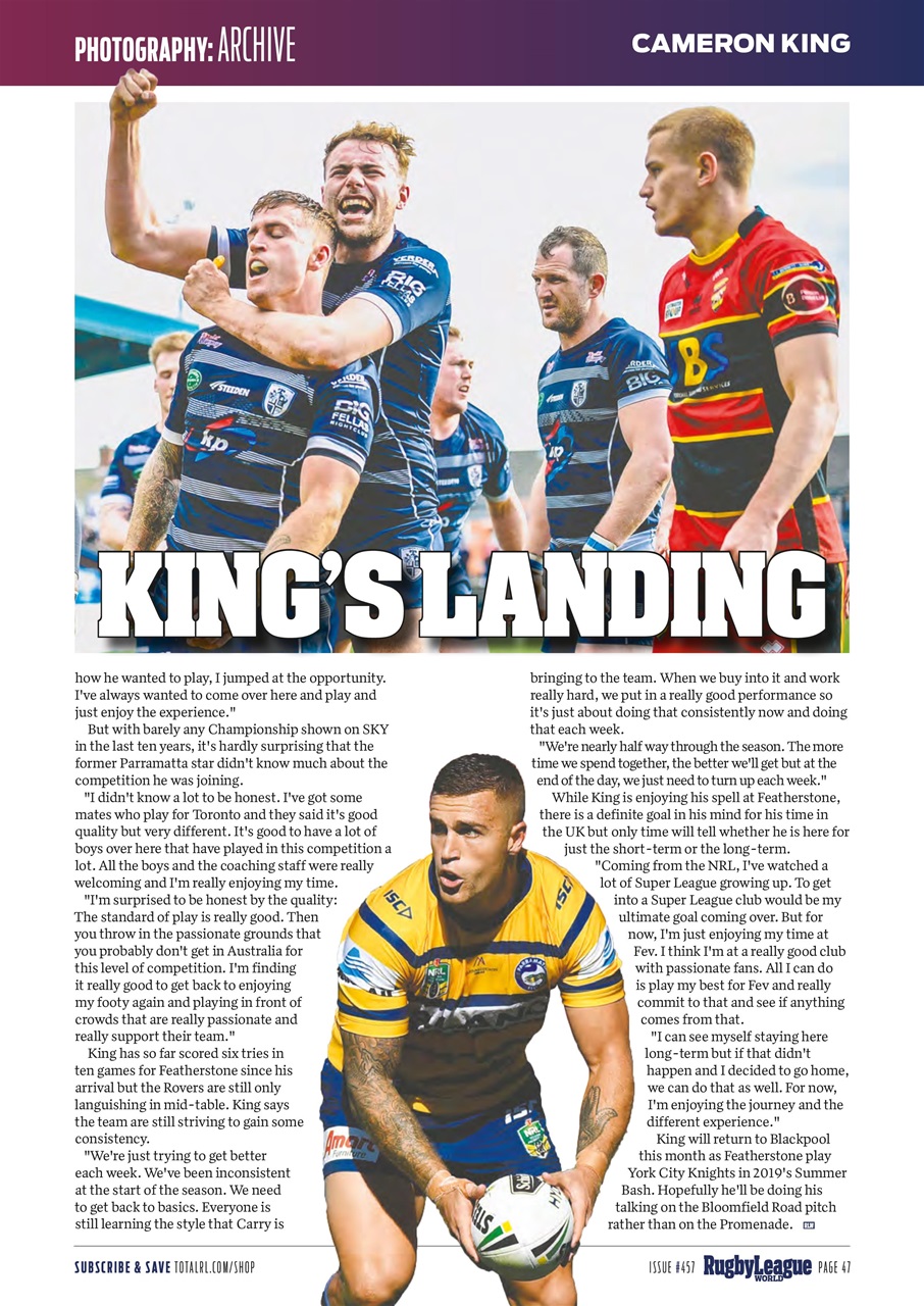 Rugby League World Preview Pages