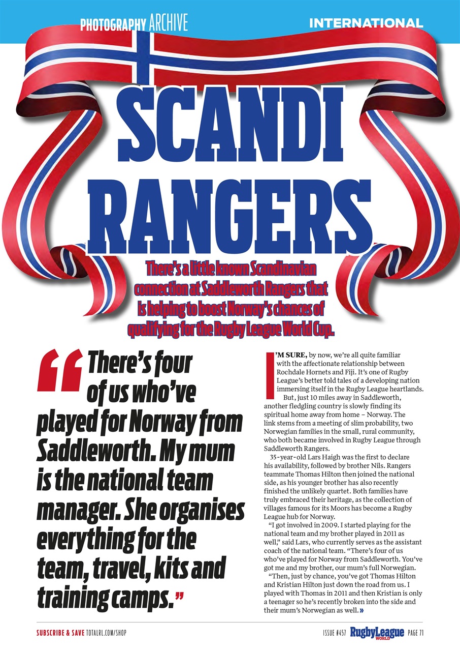 Rugby League World Preview Pages