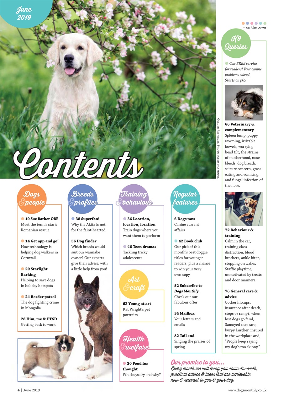 Dogs Monthly Preview Pages