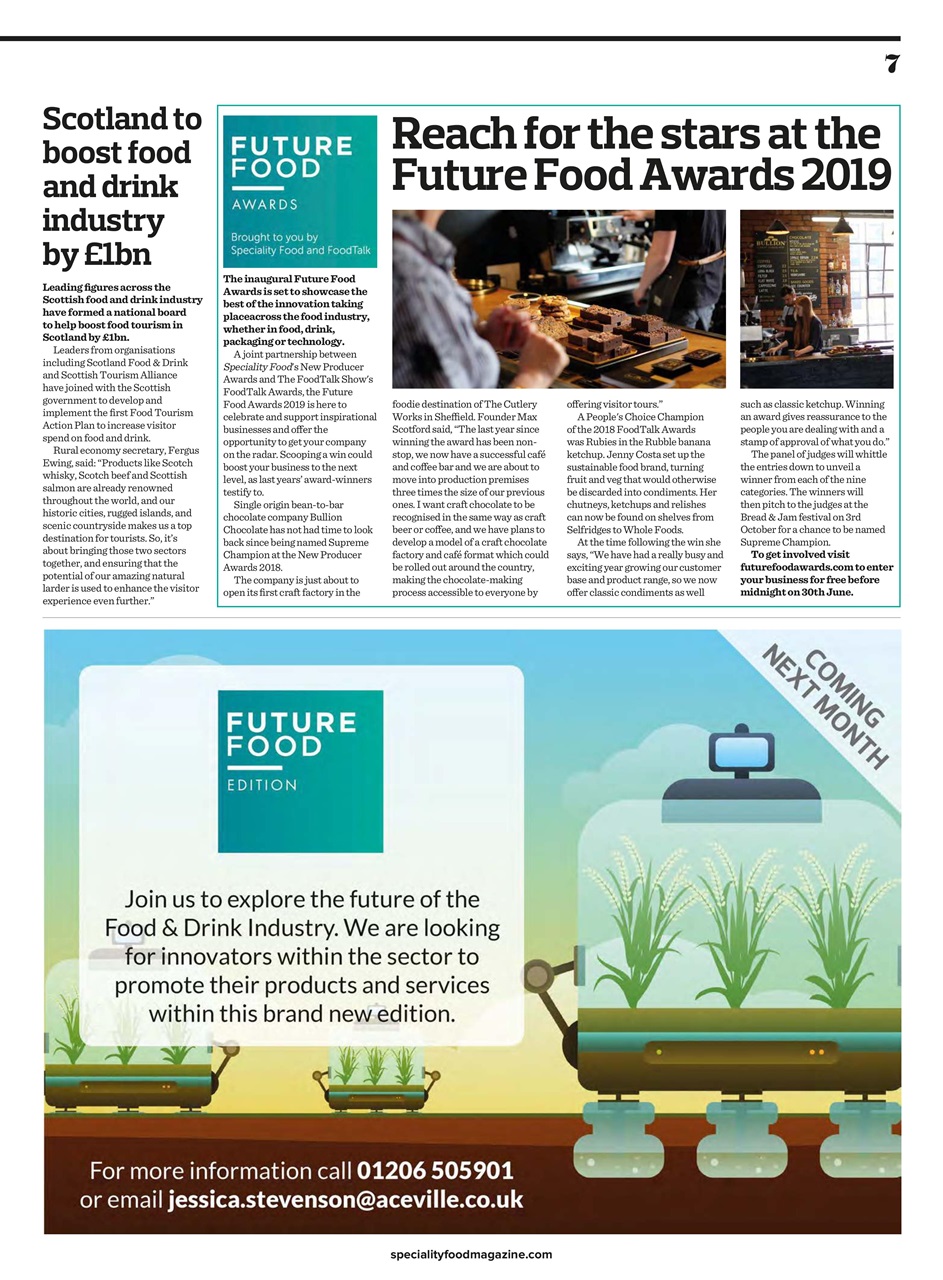 Speciality Food Preview Pages