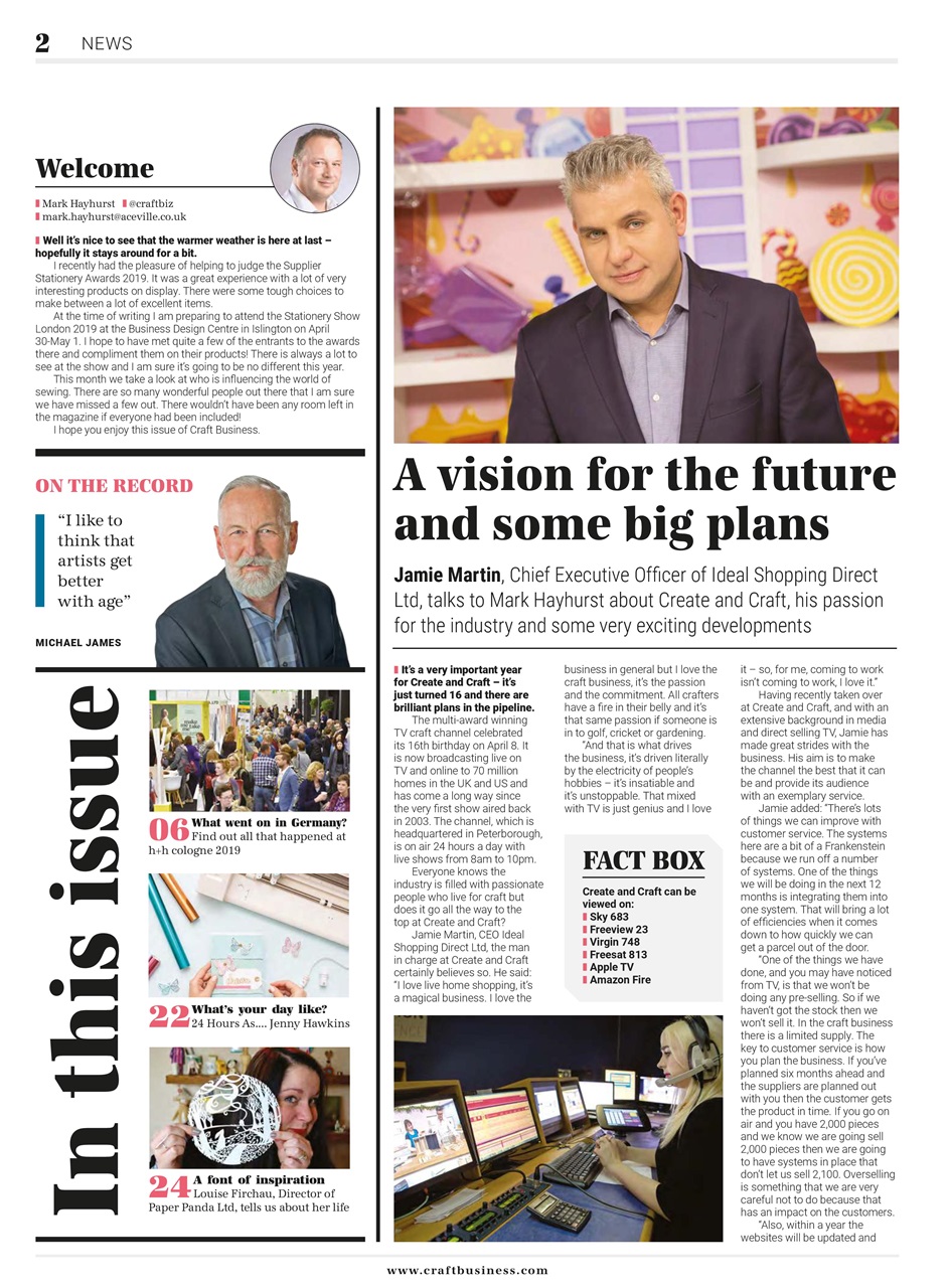 Craft Business Preview Pages