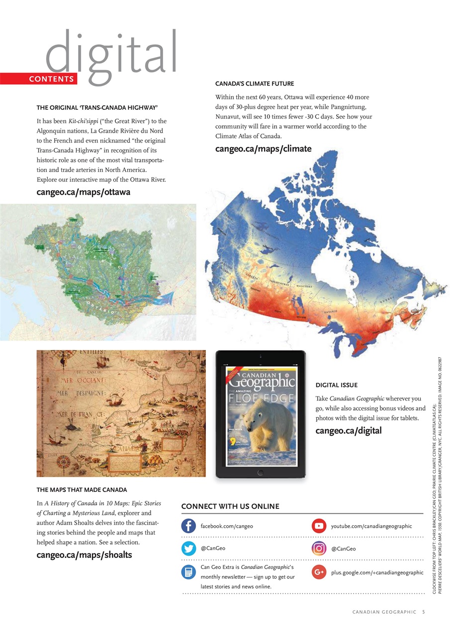Canadian Geographic Preview Pages