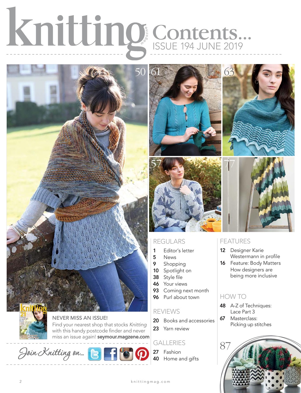 Knitting Preview Pages