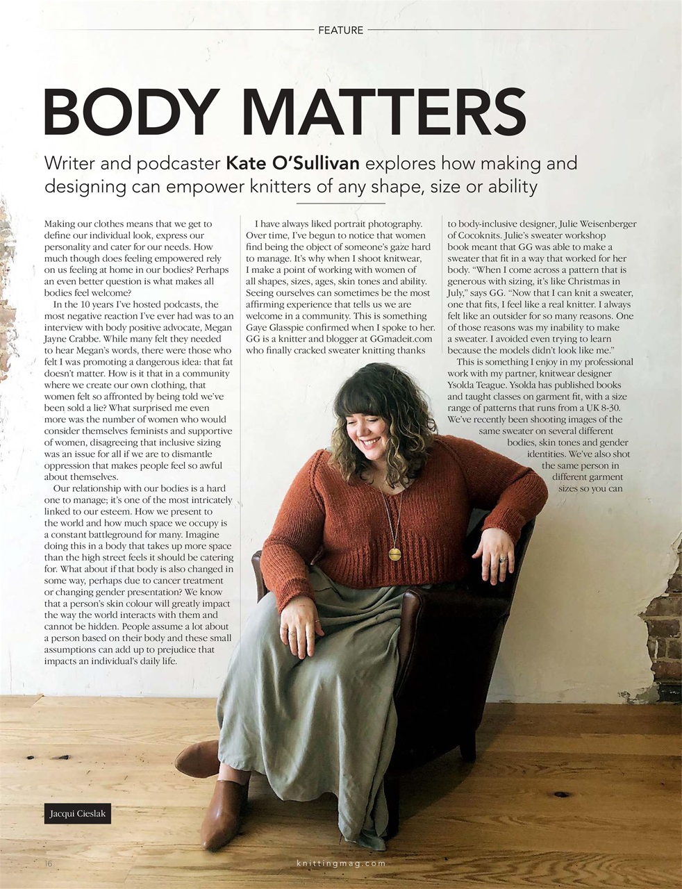 Knitting Preview Pages