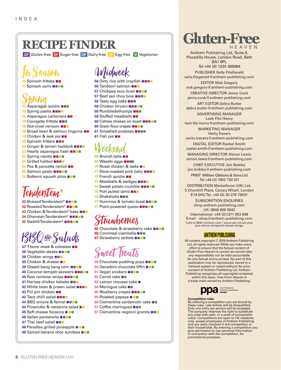 Gluten-Free Heaven Preview Pages