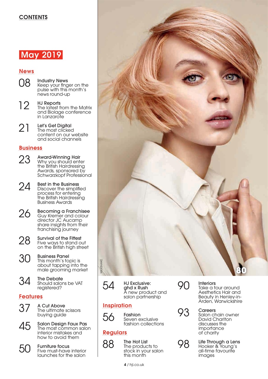 Hairdressers Journal Preview Pages