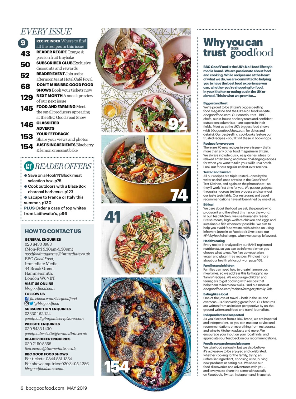 Good Food Magazine Preview Pages