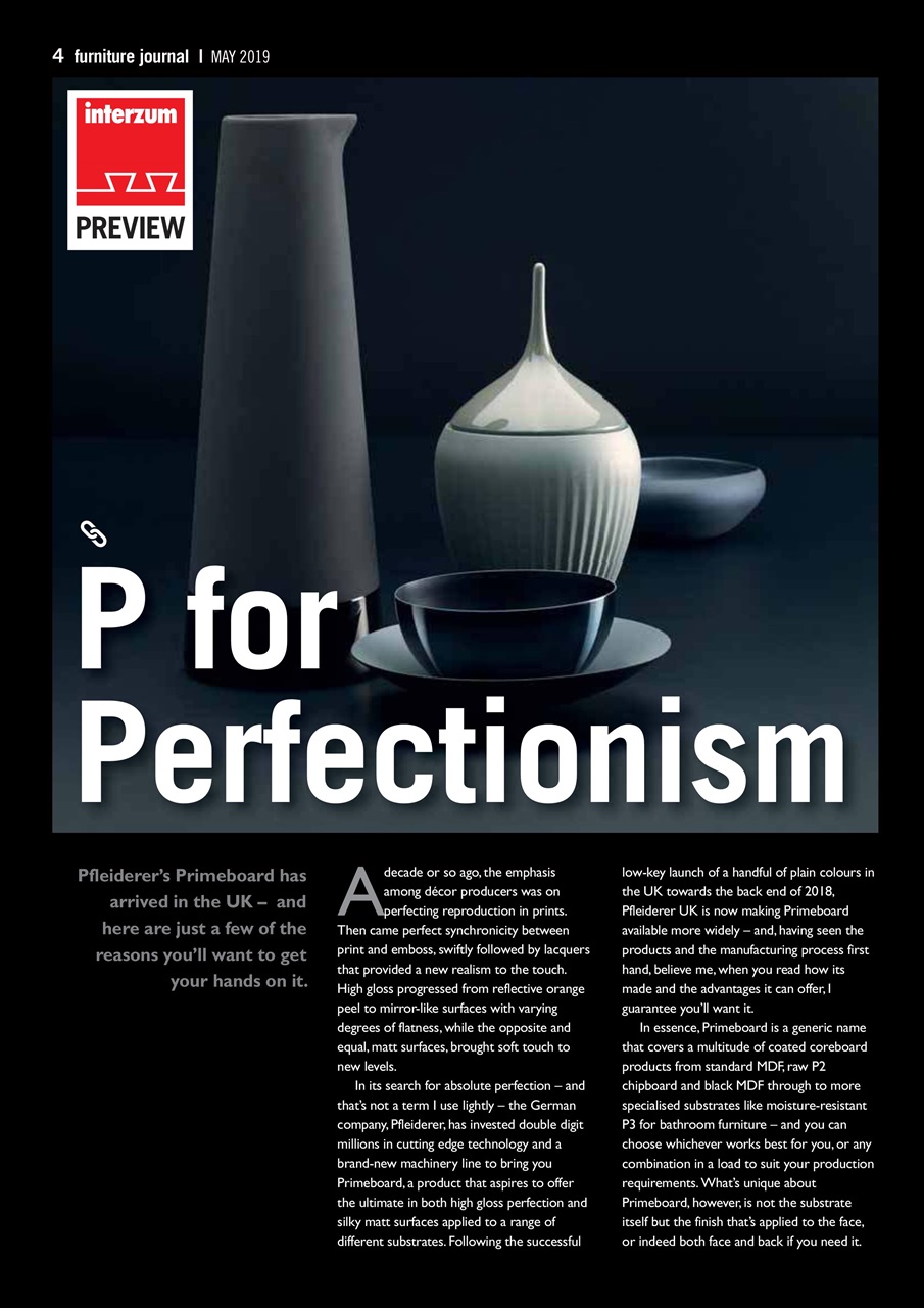 Furniture Journal Magazine Preview Pages