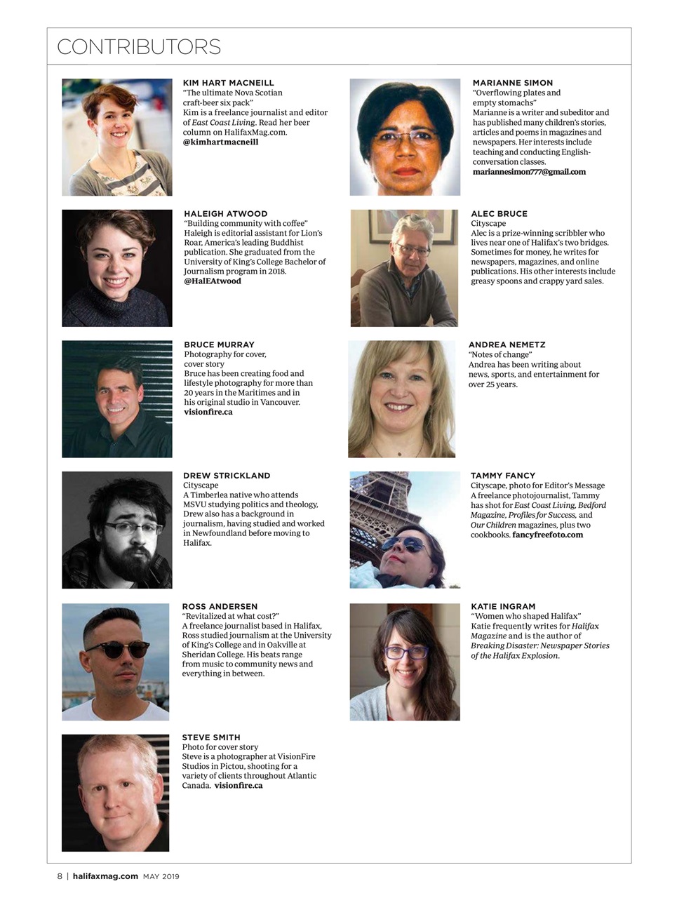 Halifax Magazine Preview Pages