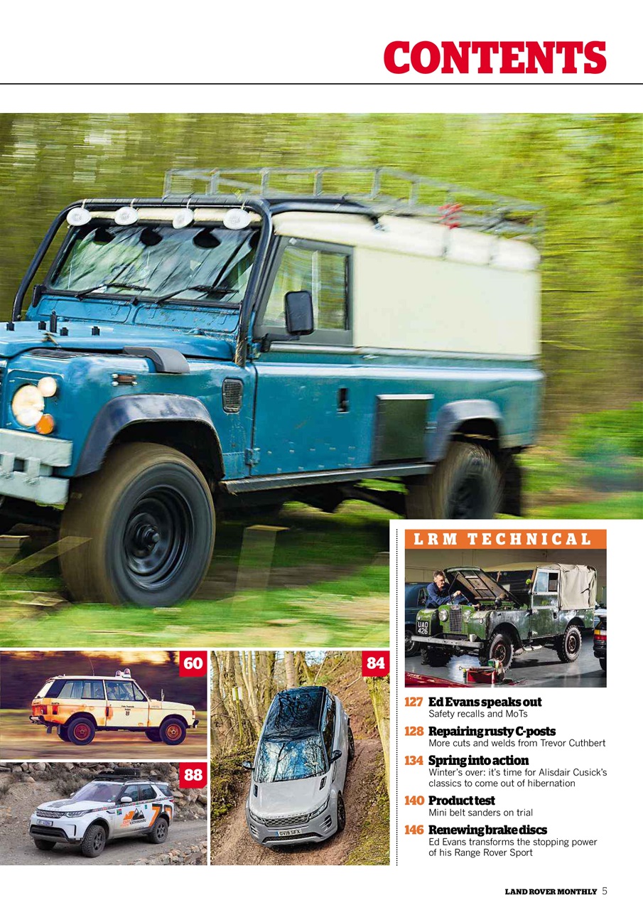 Land Rover Monthly Preview Pages