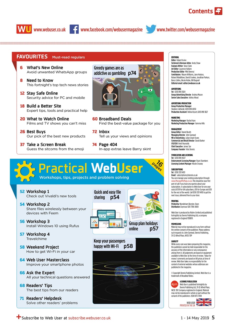 Webuser Preview Pages