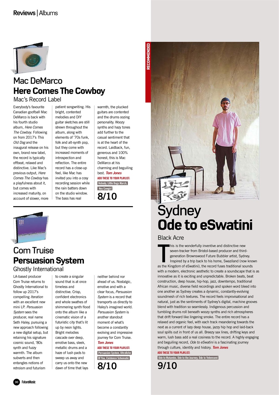 Future Music Preview Pages