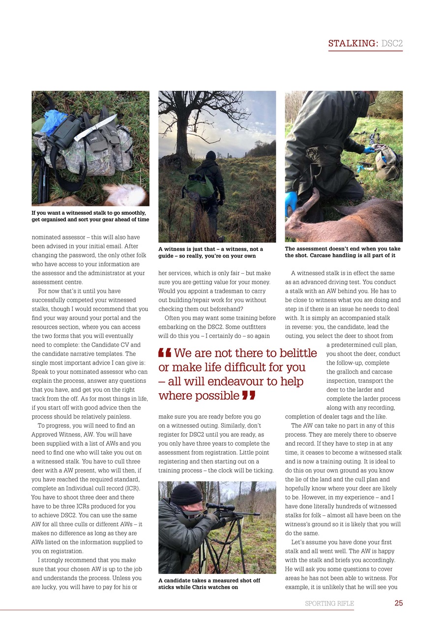 Sporting Rifle Preview Pages