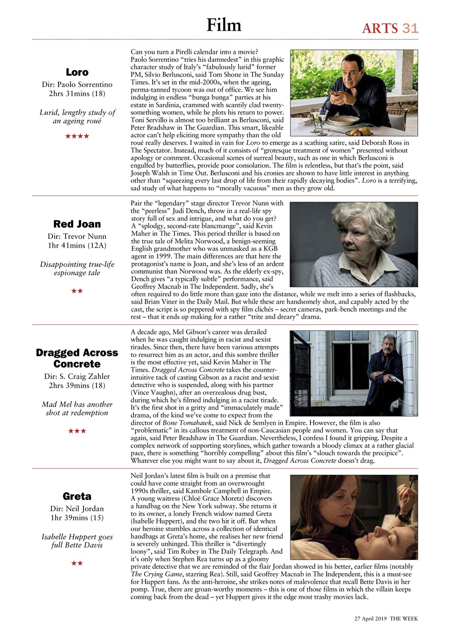 The Week Preview Pages