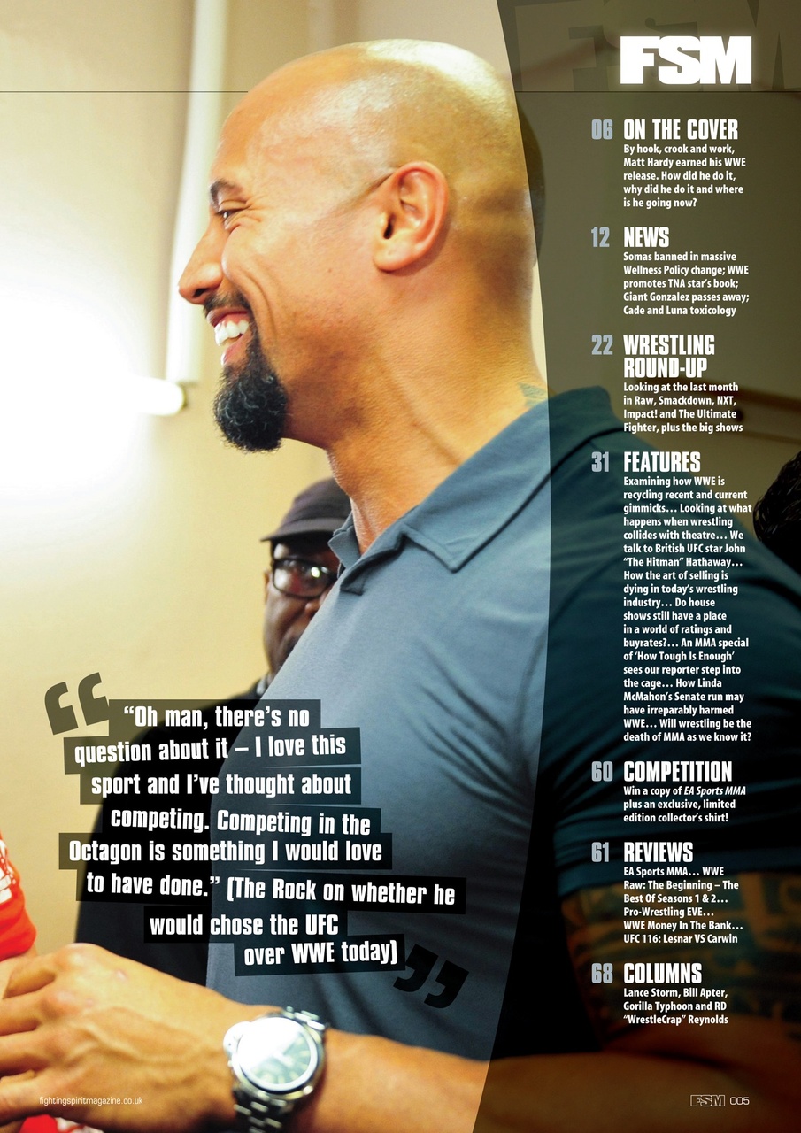 Wrestletalk Magazine Preview Pages