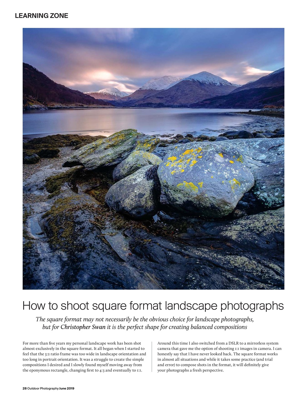 Outdoor Photography Preview Pages