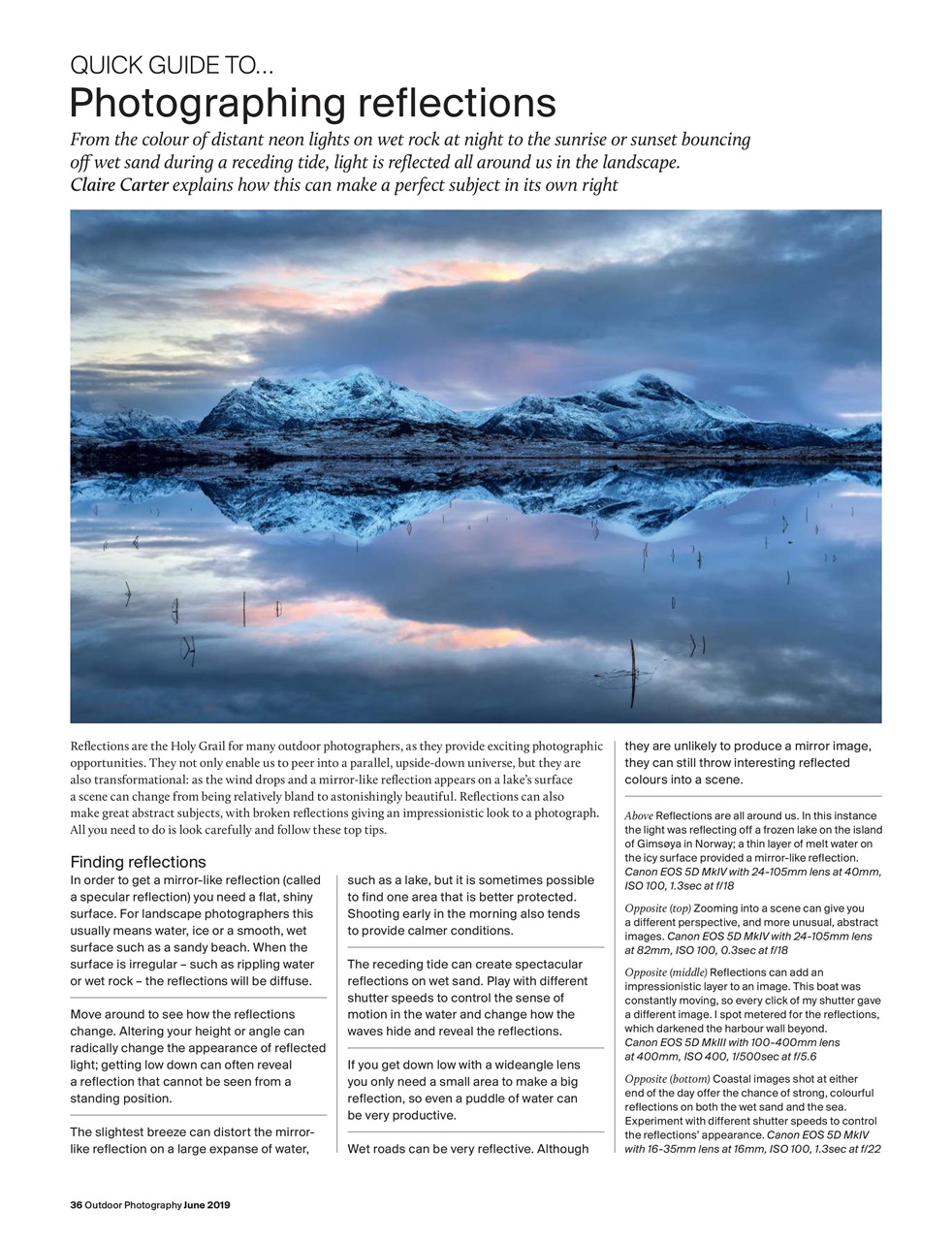 Outdoor Photography Preview Pages