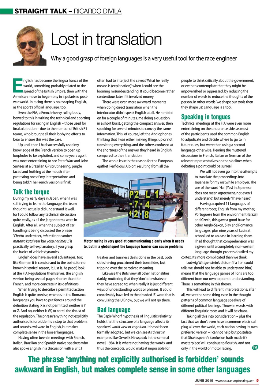 Racecar Engineering Preview Pages