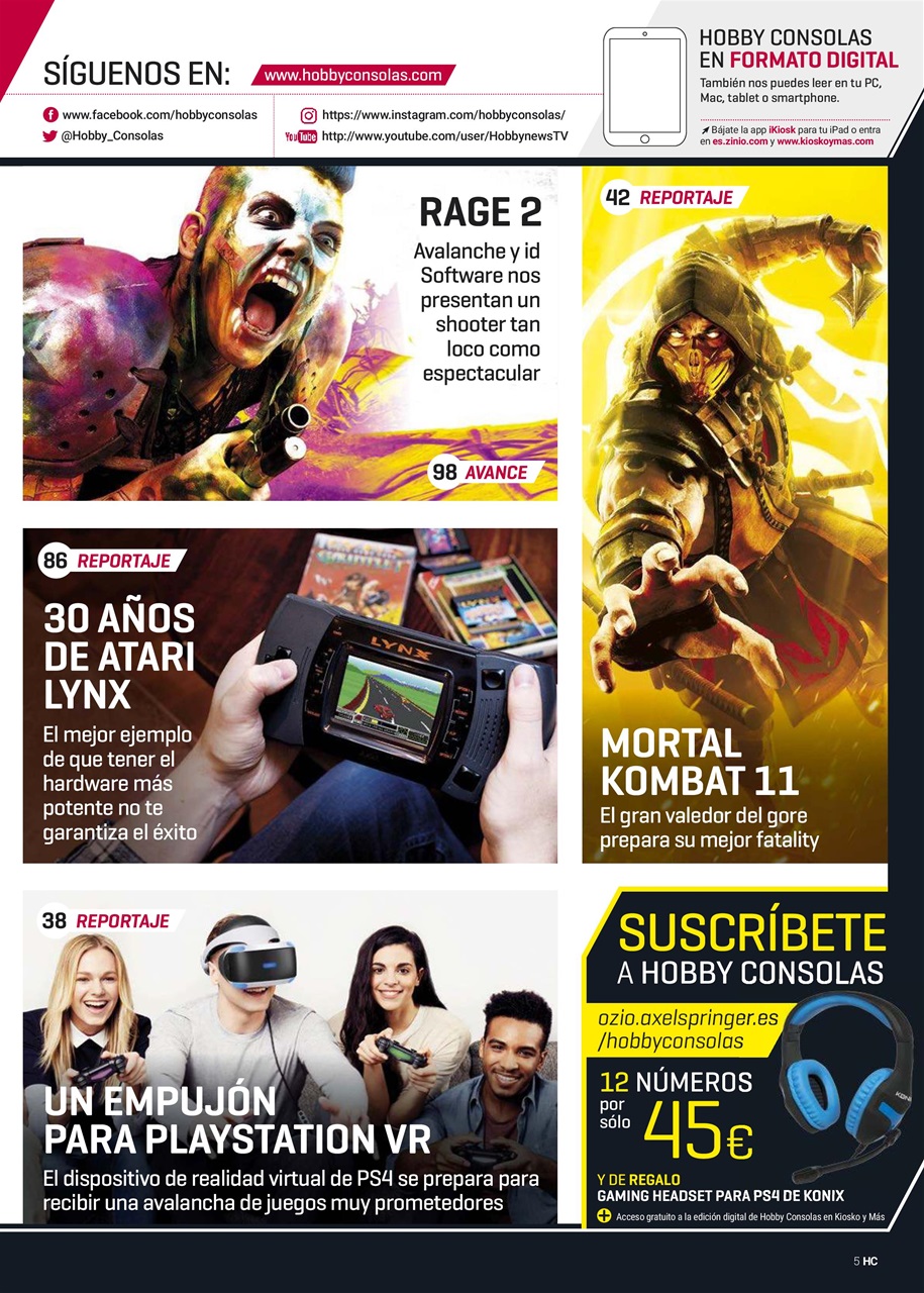 Hobby Consolas Preview Pages