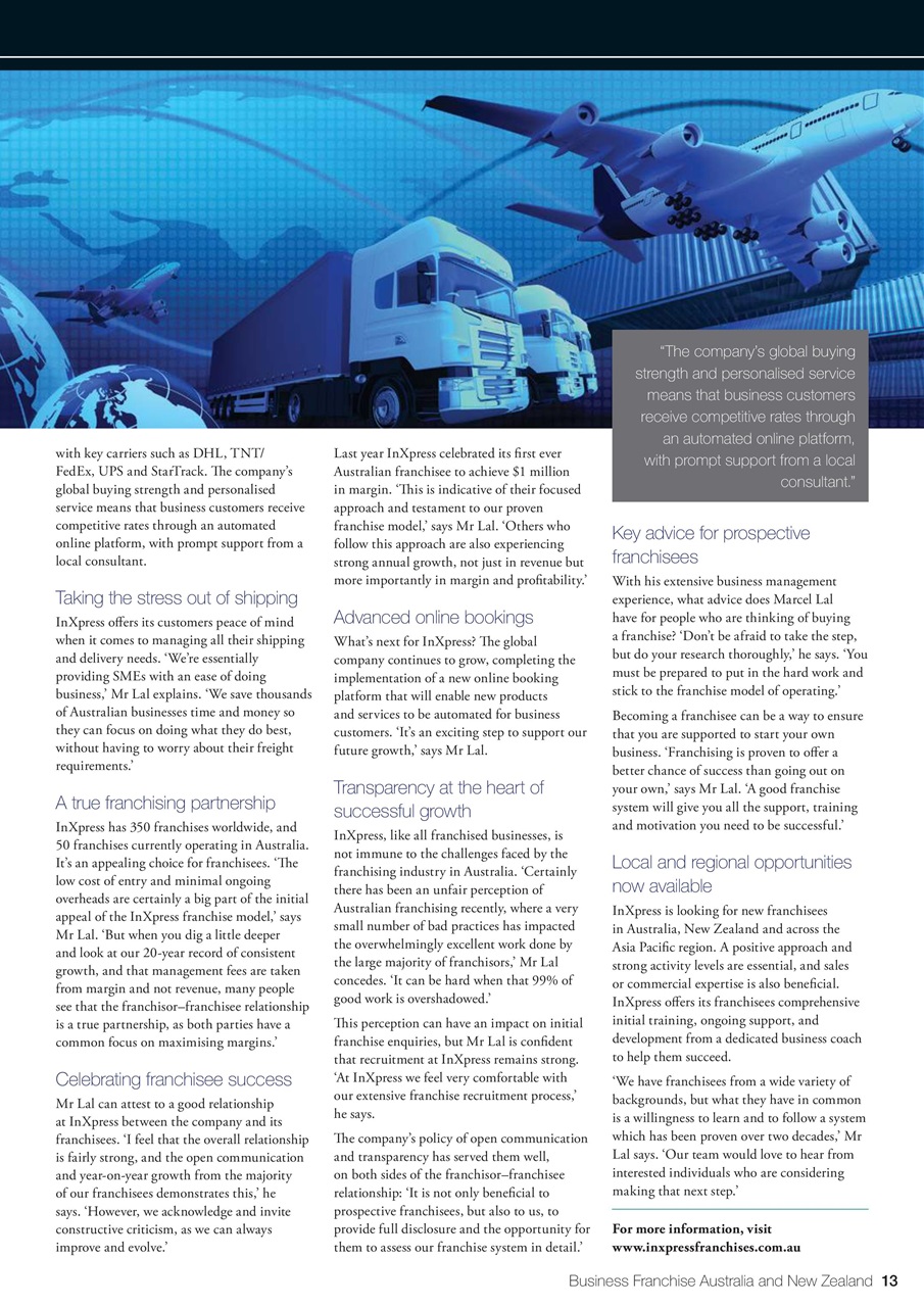 Business Franchise Australia&NZ Preview Pages