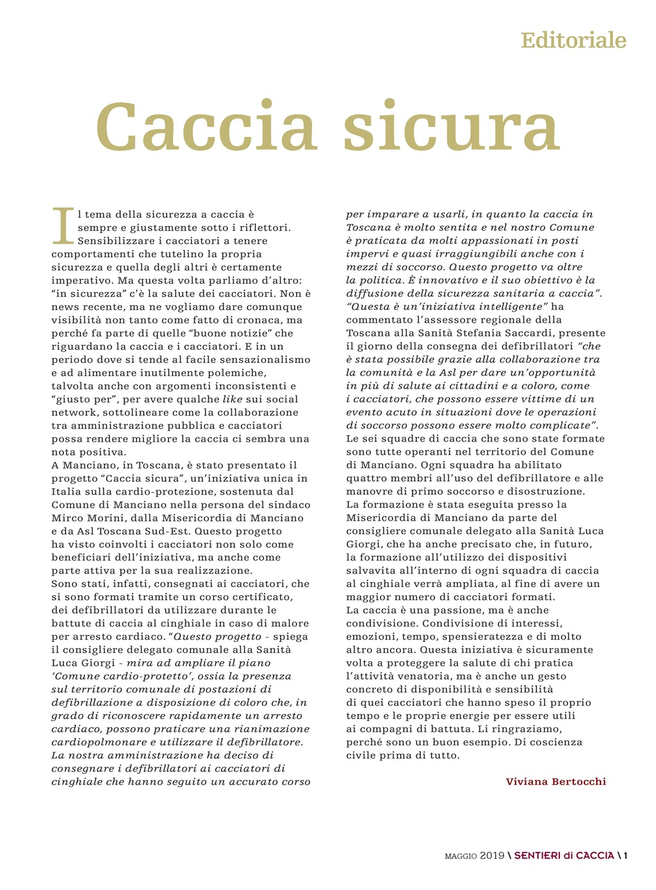 SENTIERI DI CACCIA Preview Pages