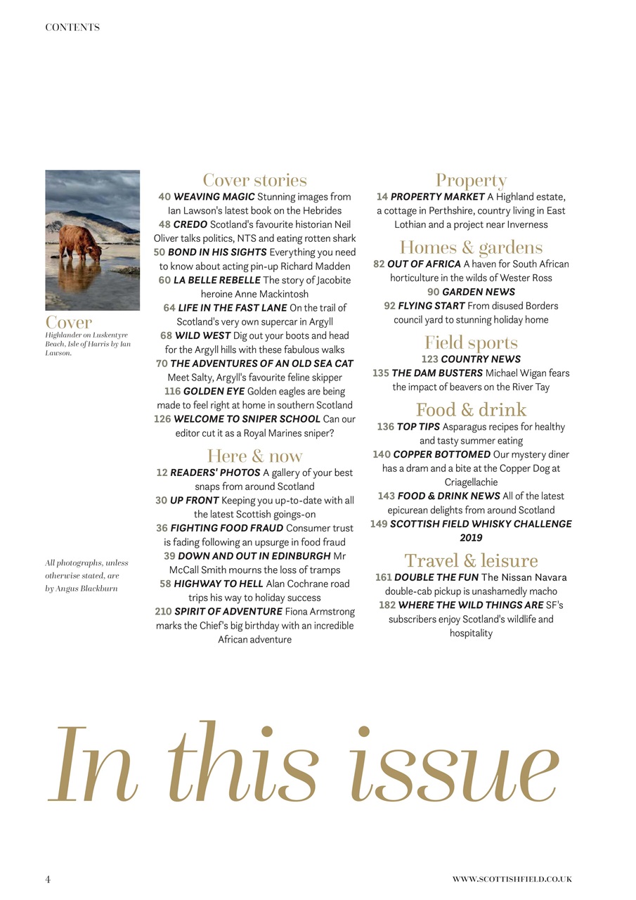 Scottish Field Preview Pages