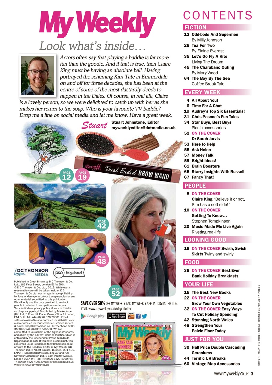 My Weekly Preview Pages