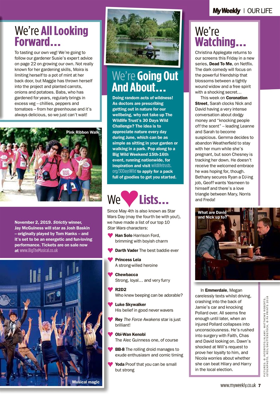 My Weekly Preview Pages