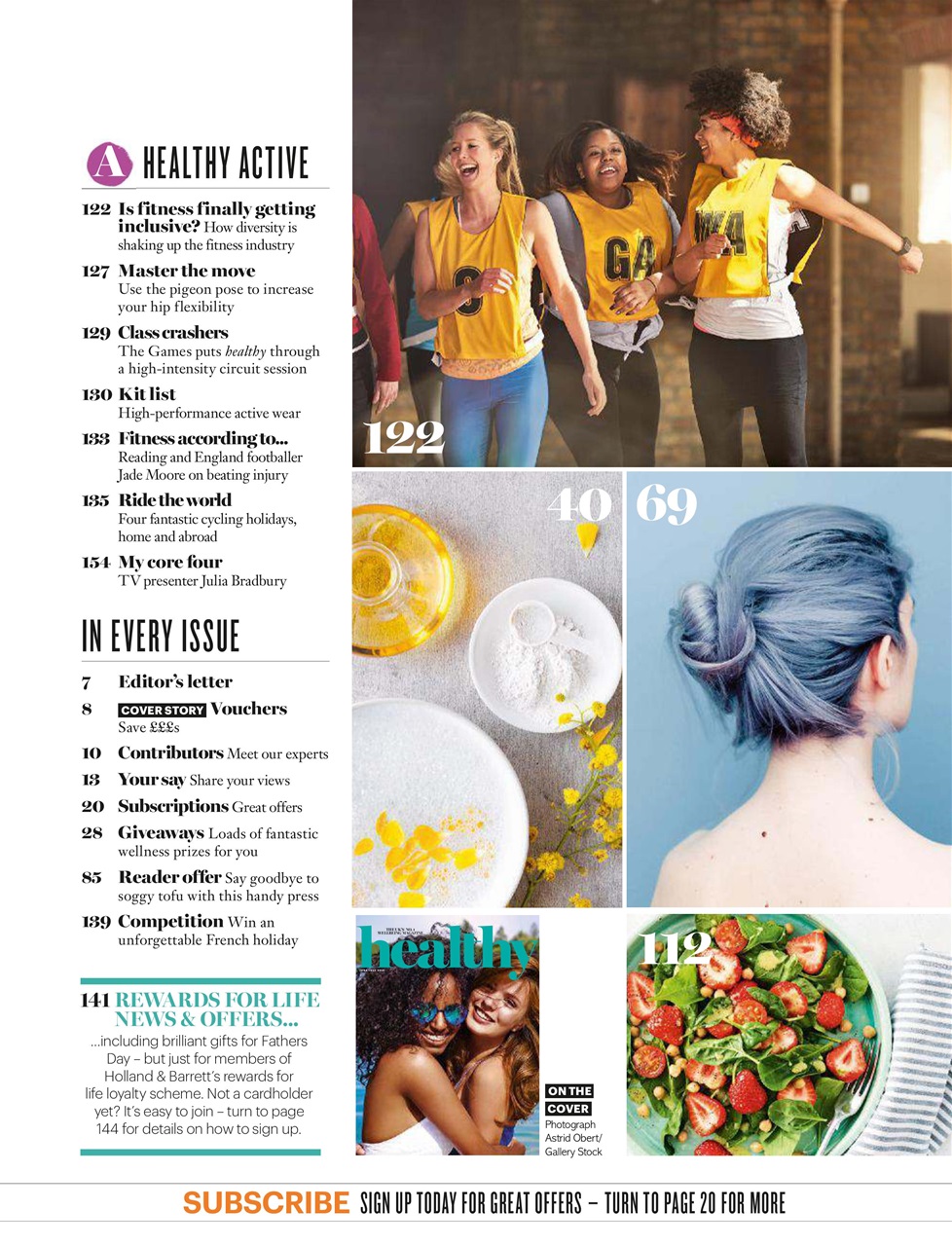 Healthy Magazine Preview Pages