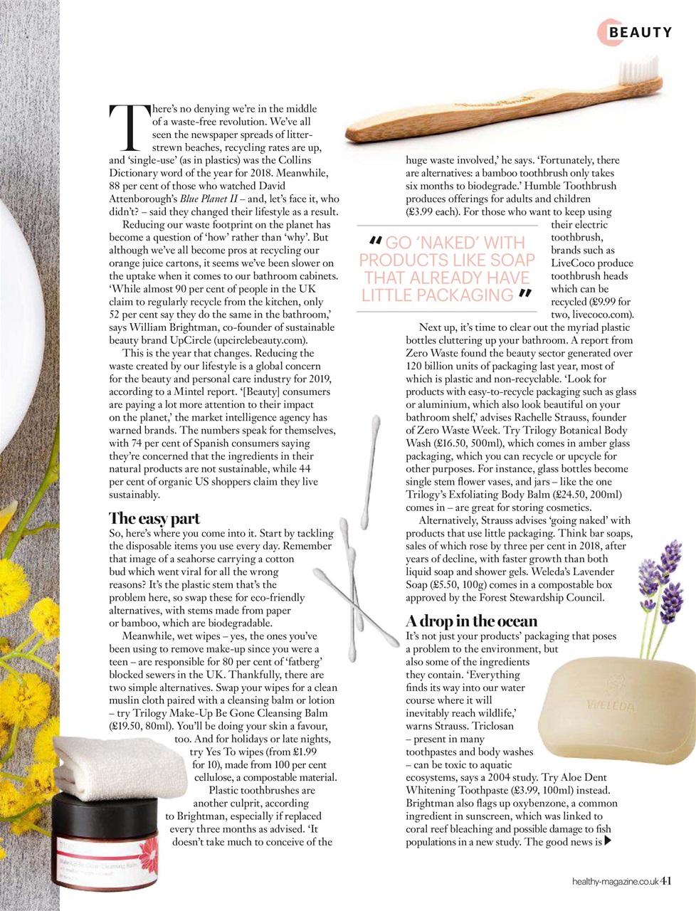 Healthy Magazine Preview Pages