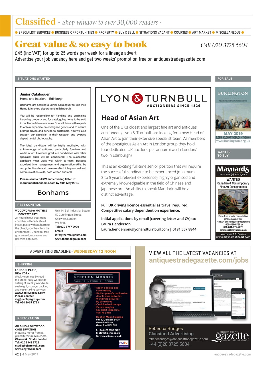 Antiques Trade Gazette Preview Pages