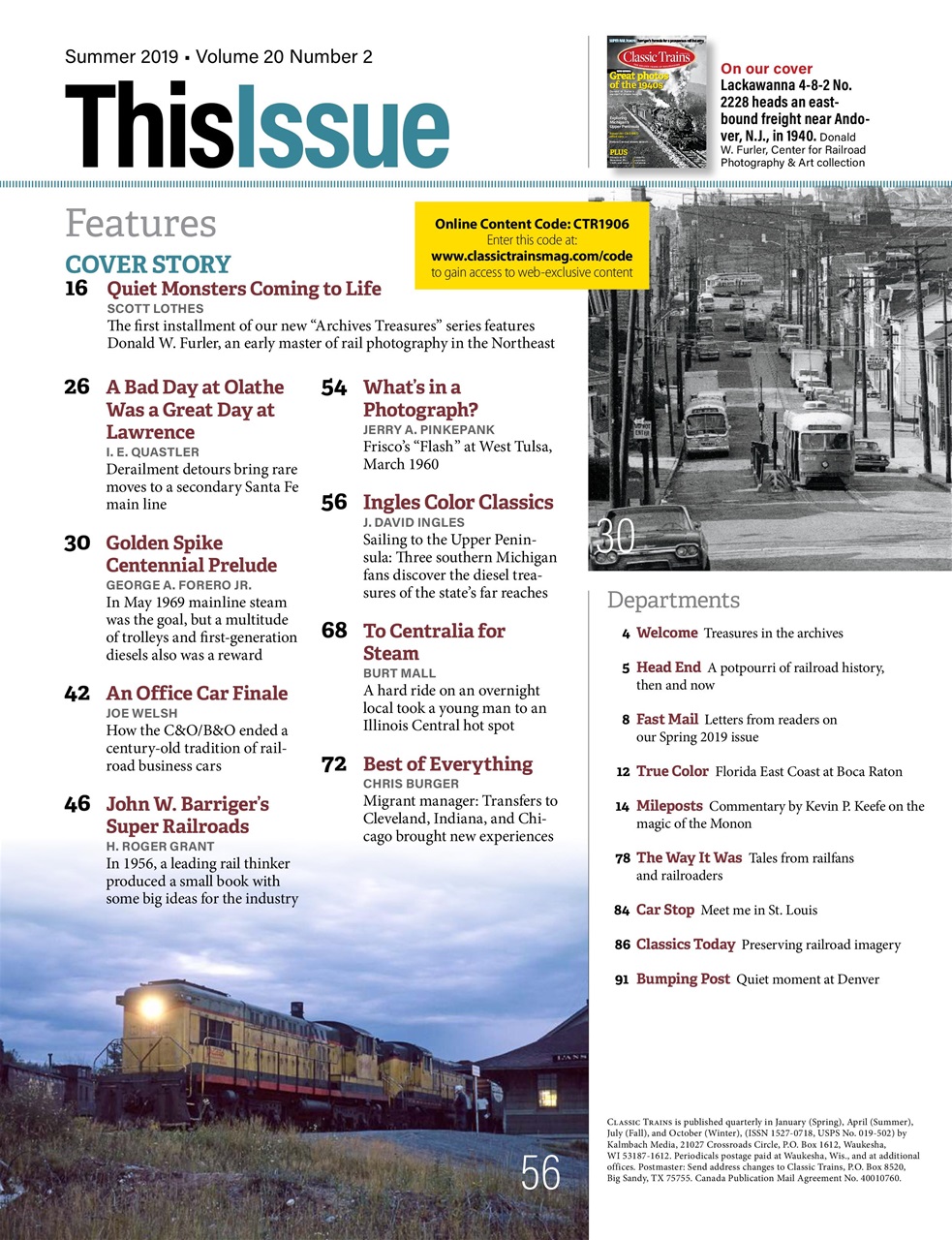 Classic Trains Preview Pages