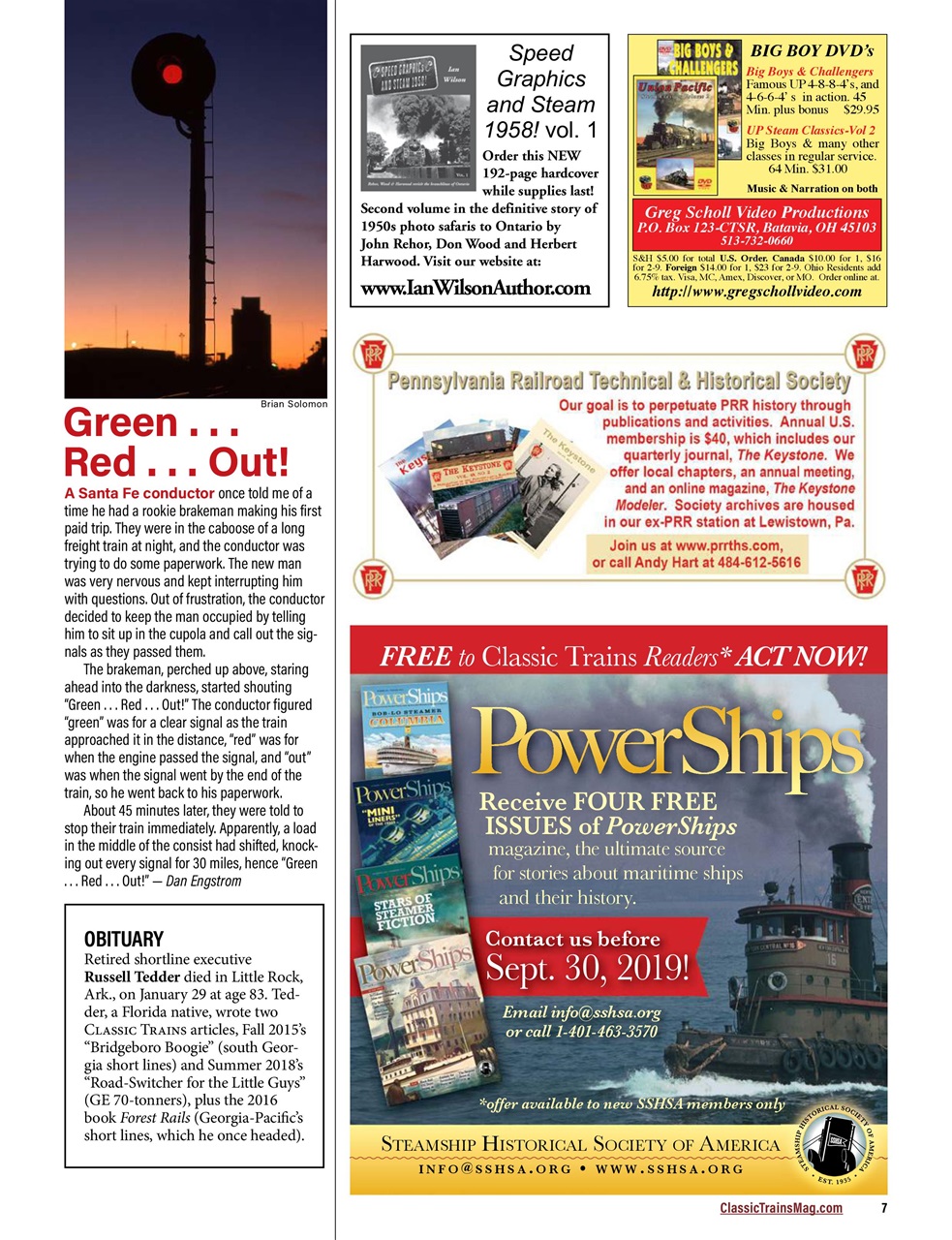 Classic Trains Preview Pages