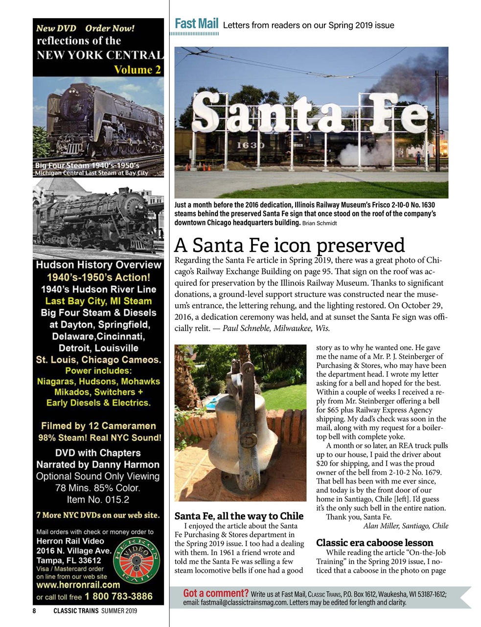 Classic Trains Preview Pages