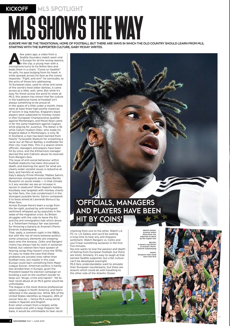 Soccer 360 Preview Pages