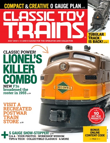 Classic Toy Trains issue July 2019