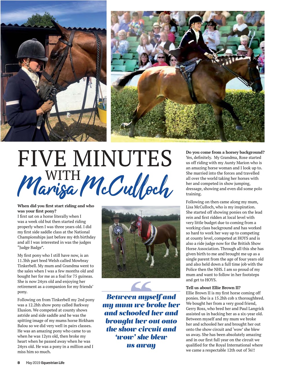 Equestrian Life Magazine Preview Pages