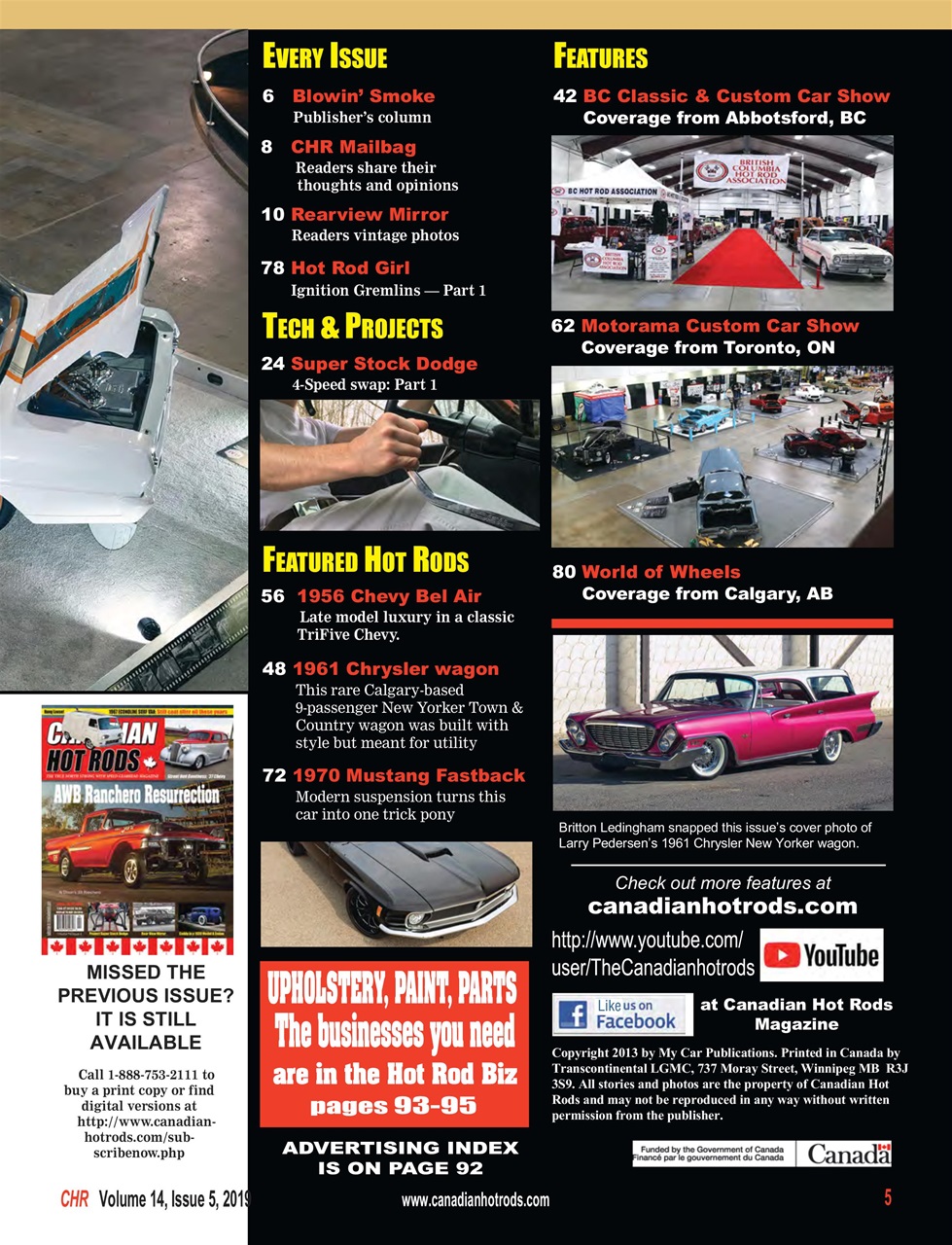 Canadian Hot Rods Preview Pages