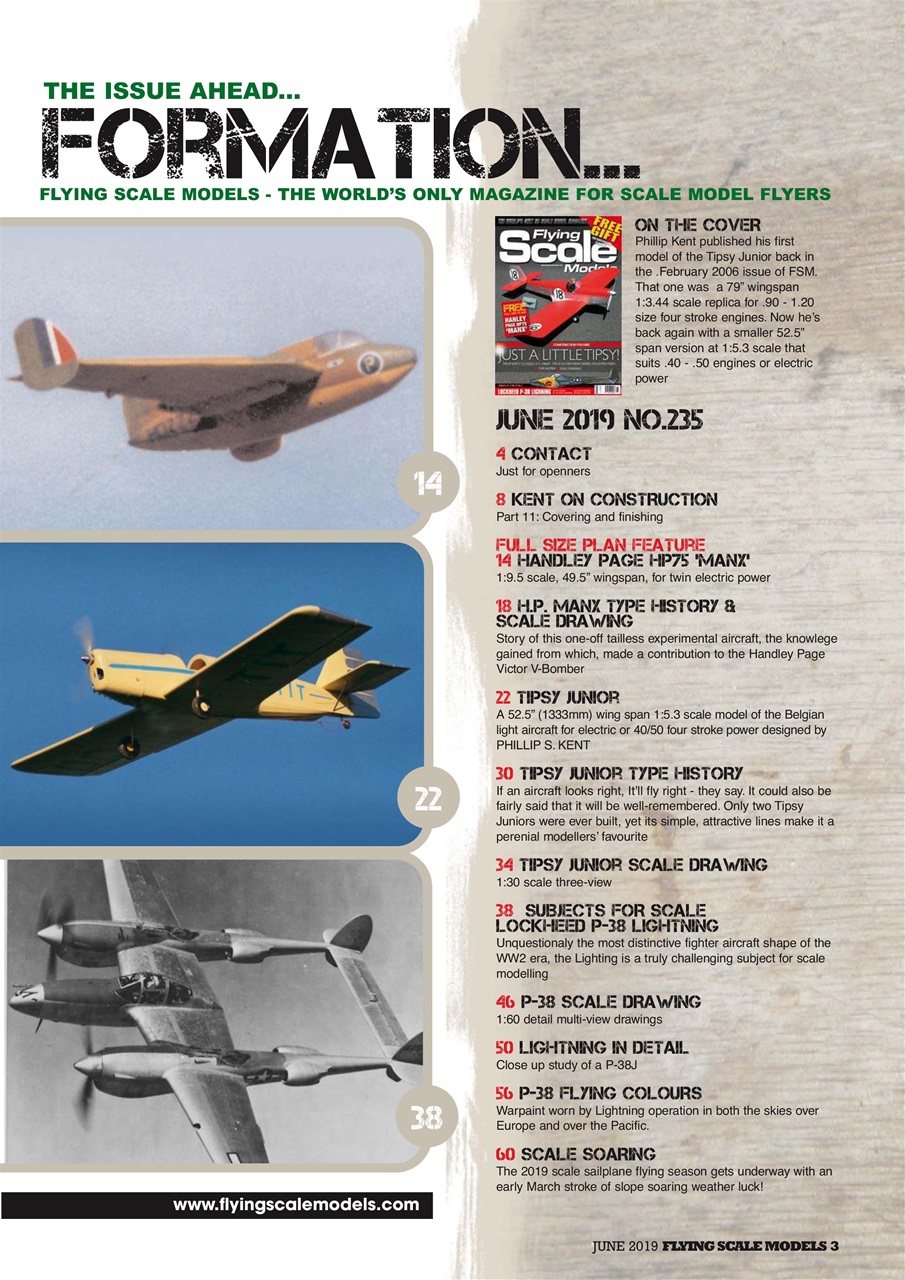 Radio Control Model Flyer Preview Pages
