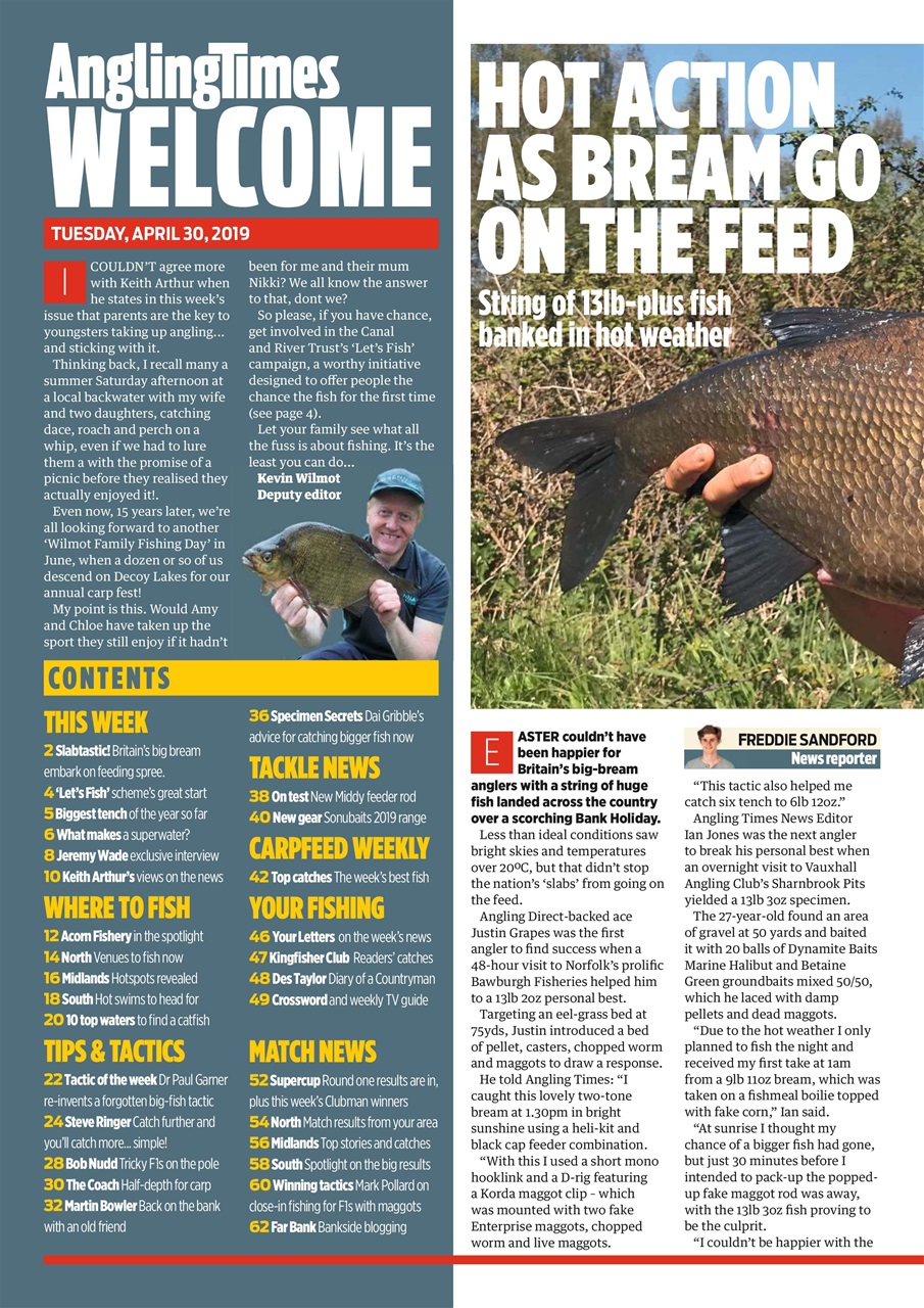Angling Times Preview Pages