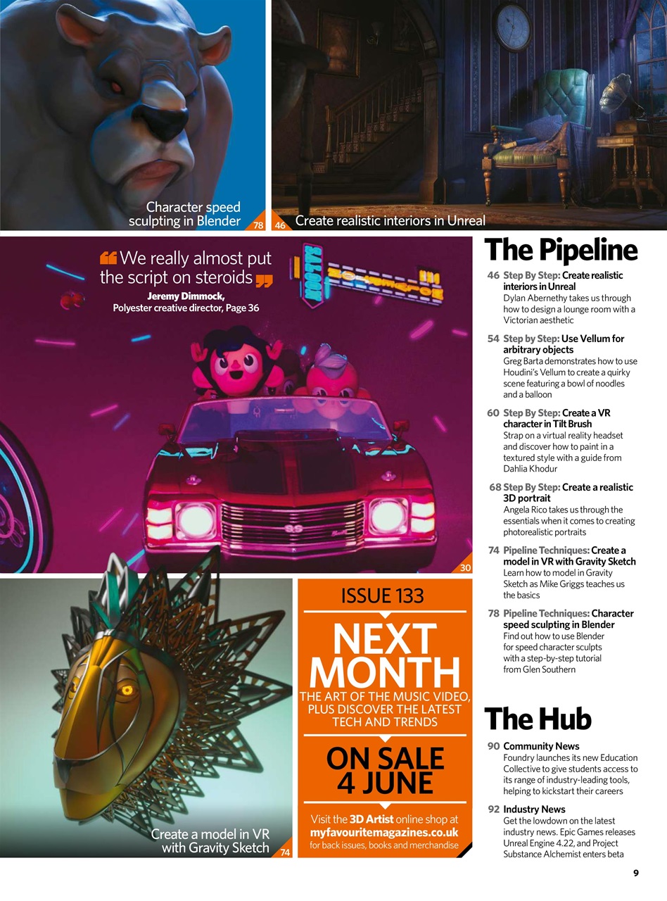 3D Artist Preview Pages