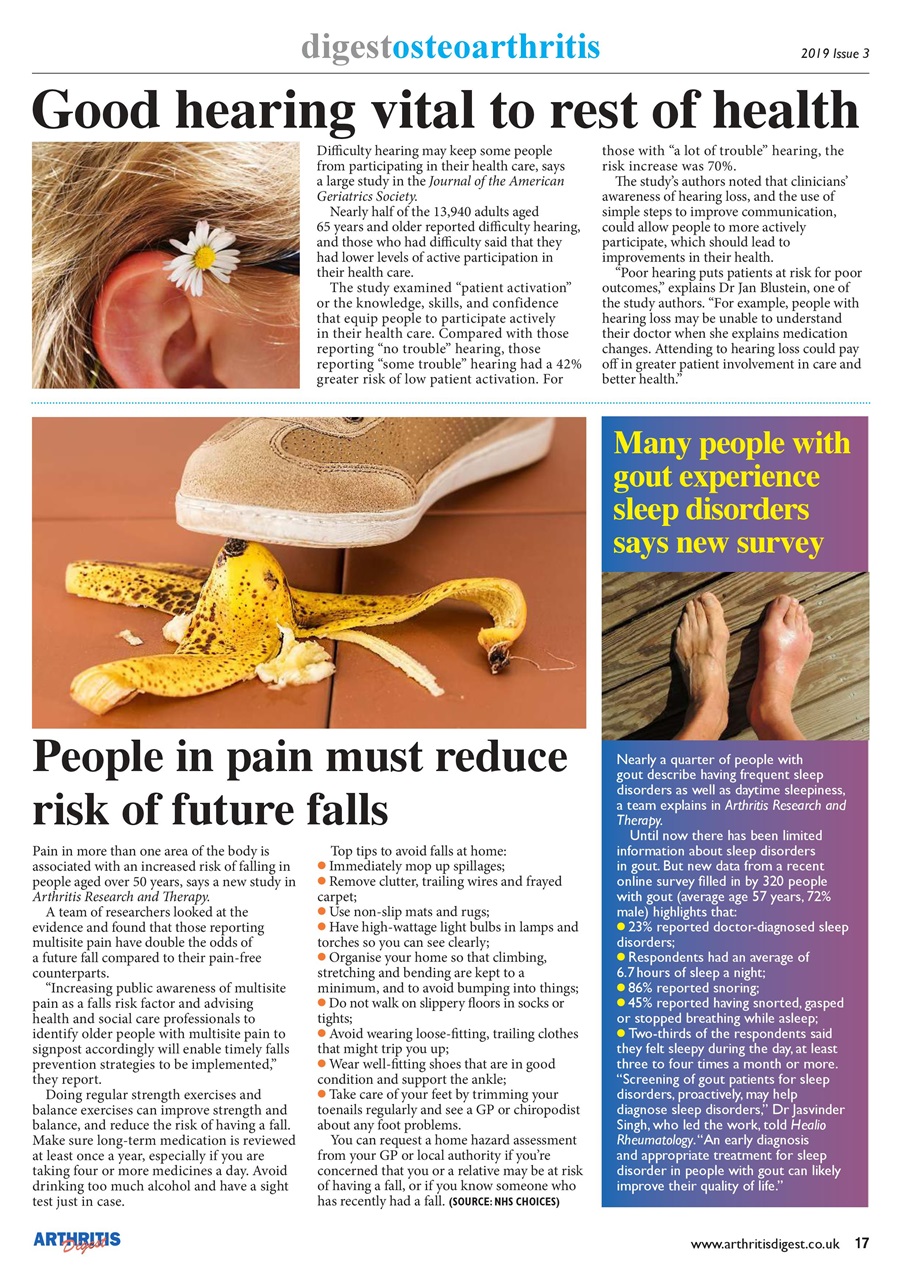Arthritis Digest Preview Pages
