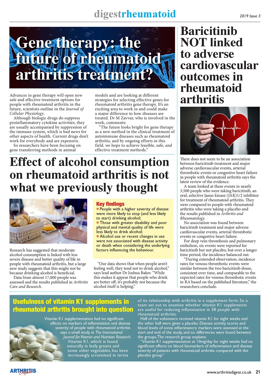 Arthritis Digest Preview Pages