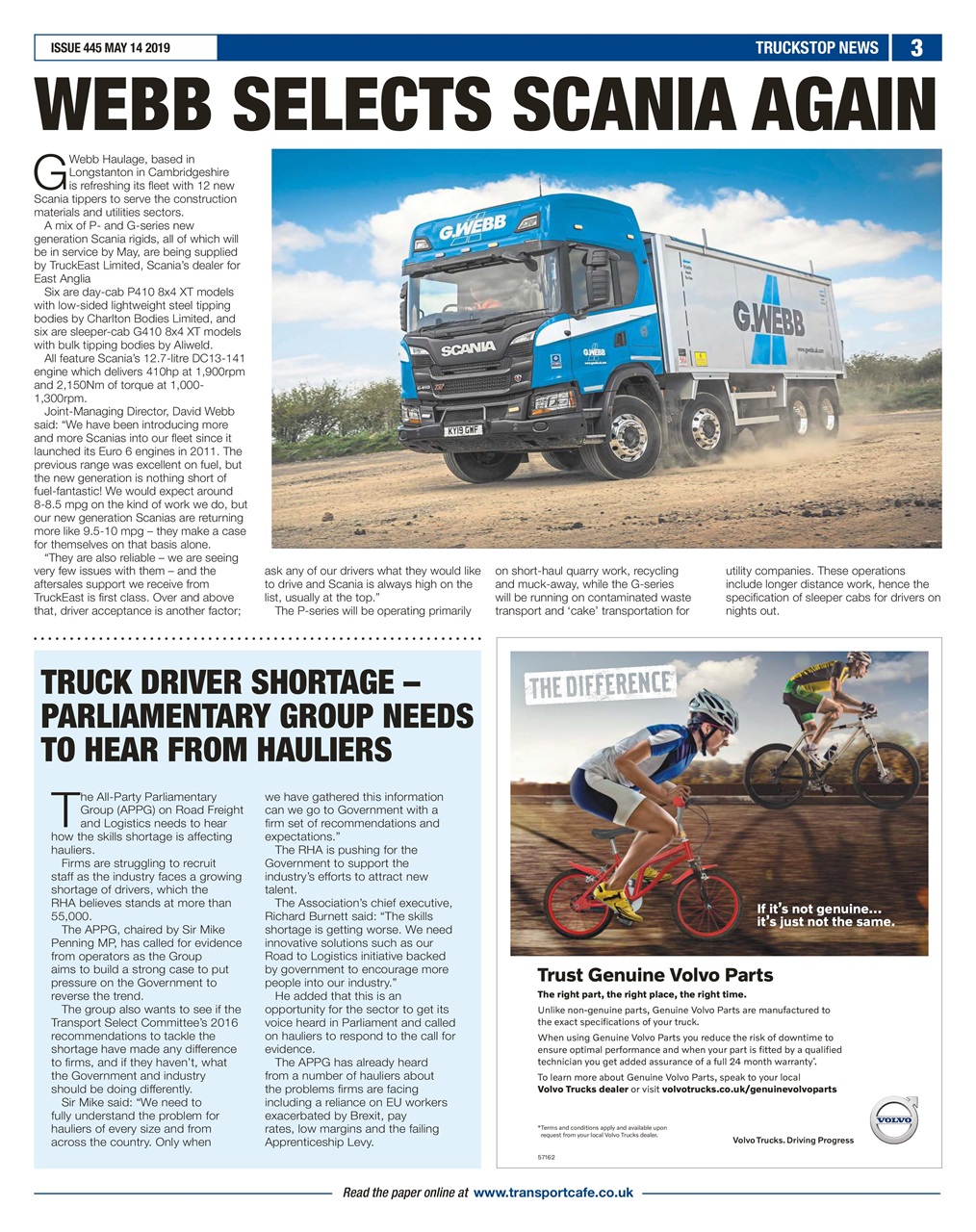 Truckstop News Preview Pages