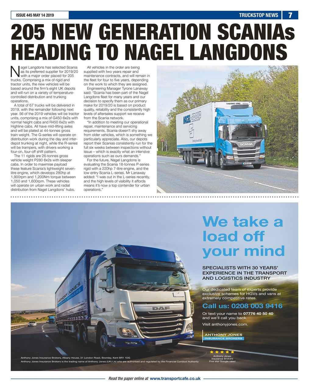 Truckstop News Preview Pages