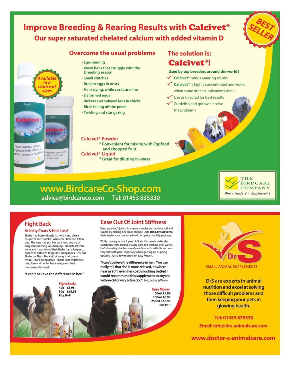 Cage & Aviary Birds Preview Pages