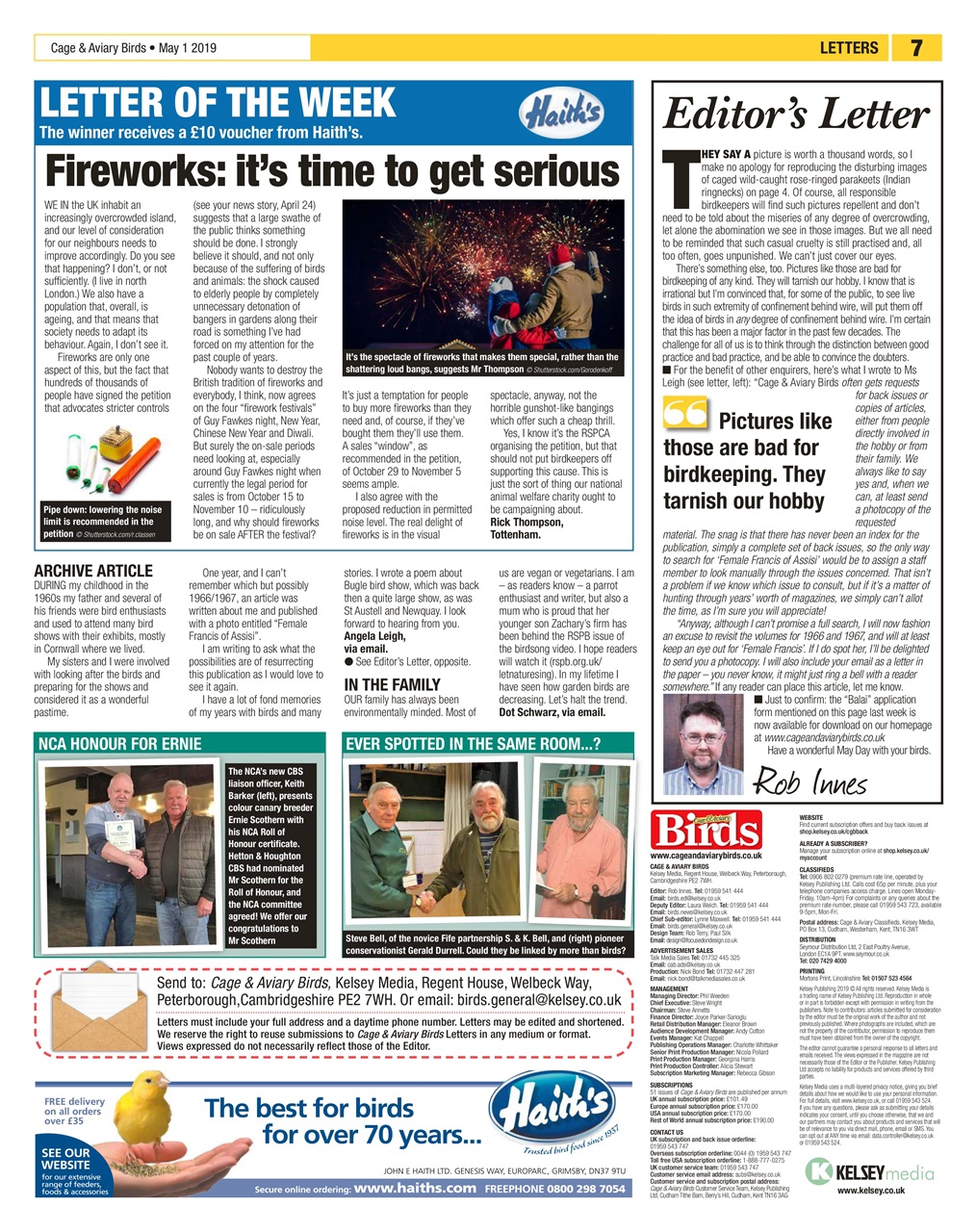 Cage & Aviary Birds Preview Pages