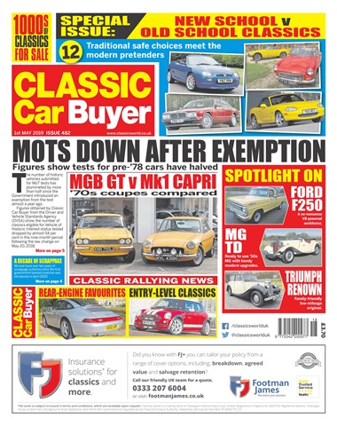 Classic Car Buyer issue 01/05/2019