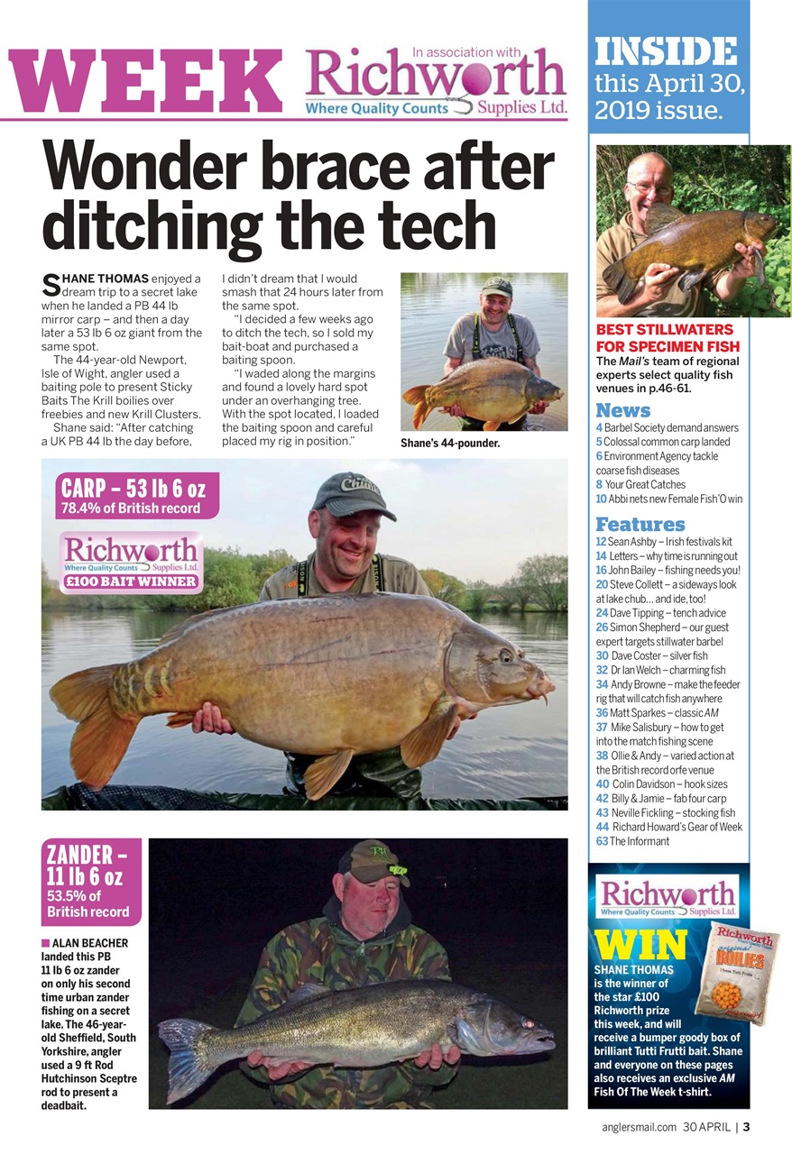 Anglers Mail Preview Pages